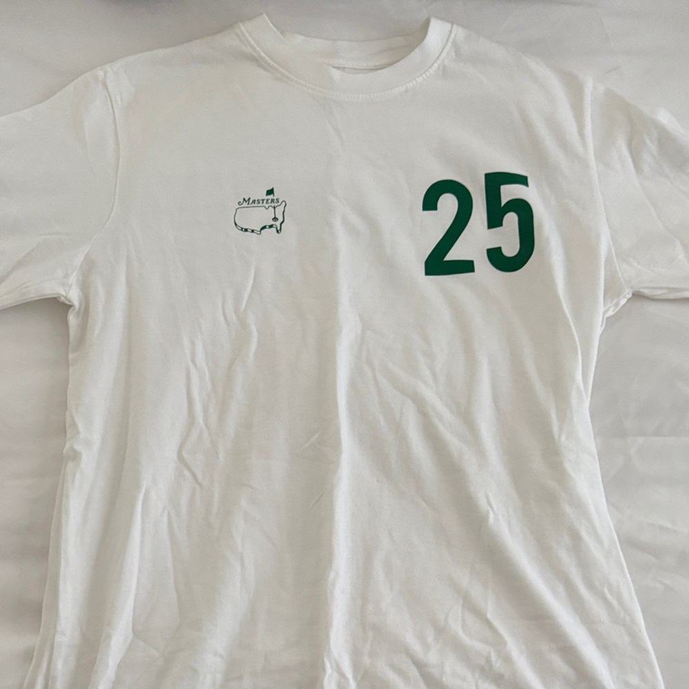 Masters 2025 White T-Shirt - Never Worn